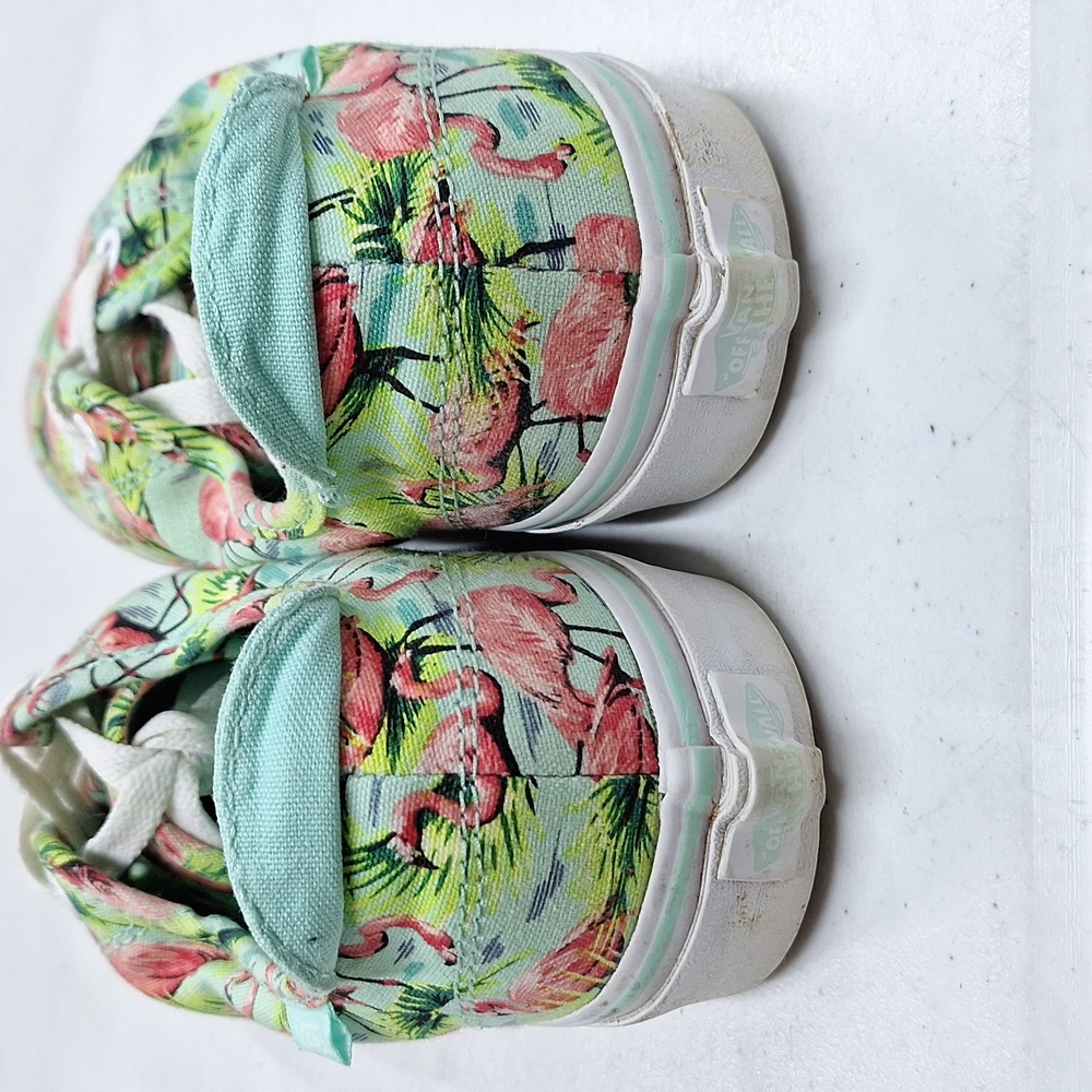 Vans Ultra Cush Flamingo Tropical Low Top Lace-Up Sneaker Tennis Shoes - Size 9 - Picture 3 of 11